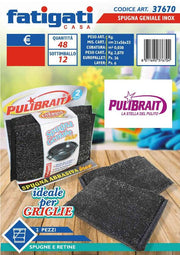 SPUGNA GENIALE INOX 2 PZ 37670