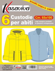 CUSTODIE ABITI 6PZ 100X65 ART.4447