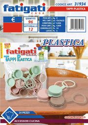 TAPPI PLASTICA 24PZ ART.31934