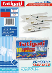 PINZE BUCATO POLIPROPILENE 10PZ JUMBO