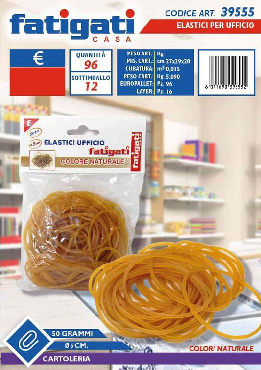 ELASTICI UFFICIO 50GR 39552