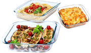 BORO GLASS TRIS PIROFILE QUADRATE