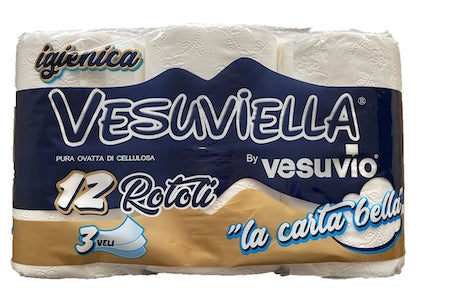 VESUVIELLA CARTA IGIENICA 12 ROTOLI