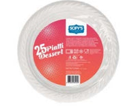 SOFY'S PIATTI 25PZ FRUTTA RIUTILIZZAB.