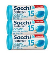 SACCHI IMMONDIZIA 15PZ 55X70 OCEANO