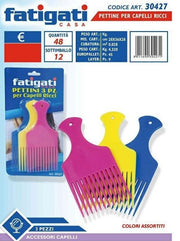 PETTINE X CAPELLI RICCI 3PZ 30427