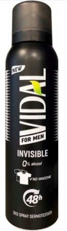 VIDAL DEO 150ML INVISIBLE