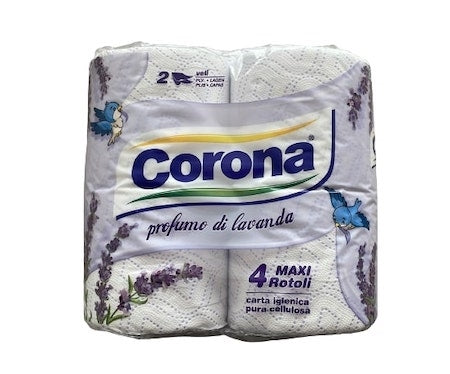 CORONA CARTA IGIENICA 4 ROTOLI LAVANDA