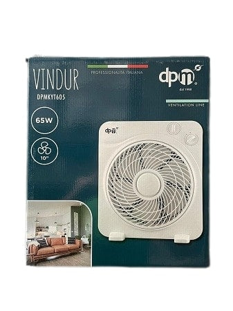 VENTILATORE BOX BIANCO VINDUR DPMKYT605