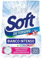 SOFT DETERS. LAVATR. 70+8 MIS. BIANCO INTENSO