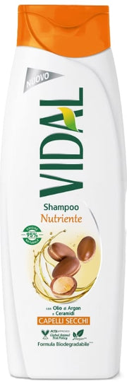VIDAL SHAMPOO 250ML NUTRE E RIPARA