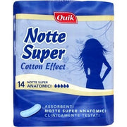 QUIK ASSORBENTI SUPERNOTTE ANATOMICO X14