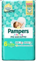 PAMPERS PANNOLINI BABY DRY MIS 6