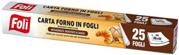 FOLI ROLL CARTA FORNO IN FOGLI 38X42CM 25PZ