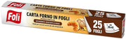 FOLI ROLL CARTA FORNO IN FOGLI 38X42CM 25PZ