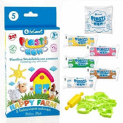 SMART PLASTI-DOH 5X50GR HAPPY FARM