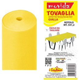 MOVIDA TOVAGLIA TNT ROTOLO 5X1.20MT GIALLO