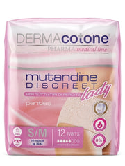 DERMA COTONE PANTS DISCREET LADY 12PZ S-M