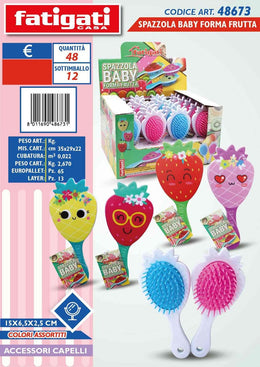 SPAZZOLA BABY FORMA FRUTTA