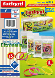 BRACCIALETTO PROFUMATO ALLA CITRONELLA