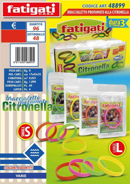 BRACCIALETTO PROFUMATO ALLA CITRONELLA