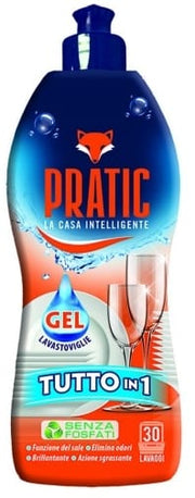 PRATIC GEL LAVASTOVIGLIE 750ML TUTTO IN 1