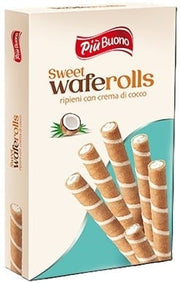 PIU BUONO WAFER ROLLS COCCO 150G