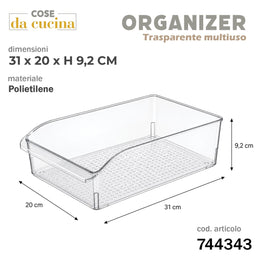 COSENTINI ORGANIZER TRASPARENTE 31X20X9