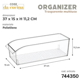 COSENTINI ORGANIZER TRASPARENTE 37X15X11