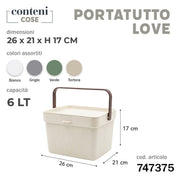 COSENTINI PORTATUTTO C/MANICO 26X21X17