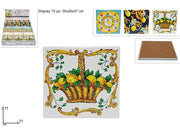 SOTTOPENTOLA QUADRO SUGHERO 11CM LIMONI 760 2ESSE