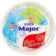 MAJOR PIATTI PIANI RIUTILIZZABILI 35PZ