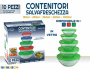 CONTENITORI SALVAFRESCHEZZA IN VETRO