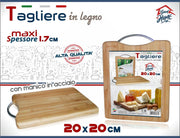 TAGLIERE LEGNO 20X20
