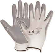 CILVANI GUANTI NYLON BIANCO SPALMATO