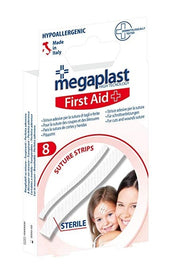 MEGAPLAST STRISCE SUTURA 8PZ