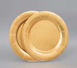 NATALE S.PIATTO CARTA 2PZ ORO AC-10345 E.NATALE
