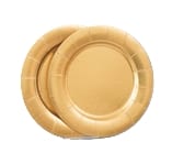 NATALE S.PIATTO CARTA 2PZ ORO AC-10345 E.NATALE