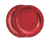 NATALE S.PIATTO CARTA 2PZ ROSSO AC-10346 E.NATALE