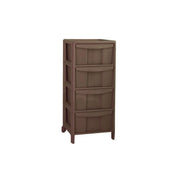 COMETA CASSETTIERA SLIM MARRONE