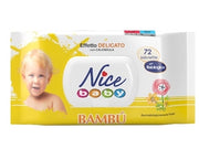 NICE BABY SALVIETTINE 72 PZ ACQUA