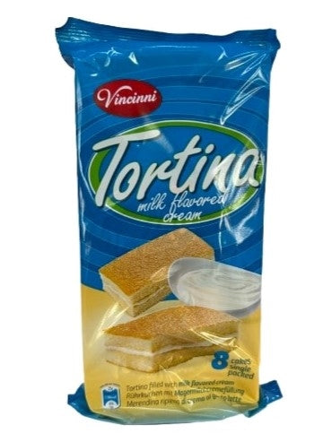 VINCINNI TORTINA MILK T8 200G