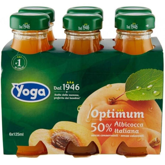 YOGA OPTIMUM SUCCO VETRO ALBICOCCA ITALIANA T6 750ML