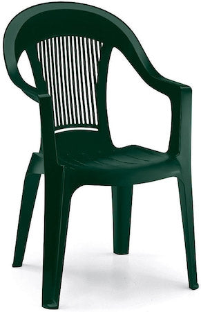 SEDIA M.BLOCCO ELEGANT A/GRAFFIO VERDE B