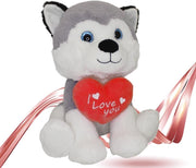 HUSKY CON FIOCCO E CUORE 97469 FGF