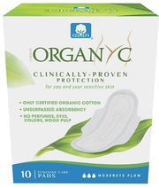 ORGANIC ASSORBENTI 10PZ COTONE CON ALI