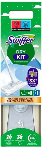 SWIFFER KIT 8 PANNI DRY+3 WET GLITTER