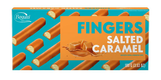 BOGUTTI FINGER SALTED CARAMEL 100G