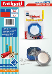 SCATOLA C/SPILLI 200PZ 30496