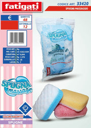 SPUGNA MASSAGGIO ART.33420
